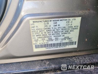 Zdjęcie 12 z 12 samochodu: 2008 NISSAN MAXIMA 3.5 SE VIN:1N4BA41E88C826263 - miniatura