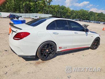 Trzecie zdjęcie samochodu z tyłu: 2018 MERCEDES-BENZ C-KLASSE AMG C 43 4MATIC VIN:55SWF6EBXJU256993 - miniatura