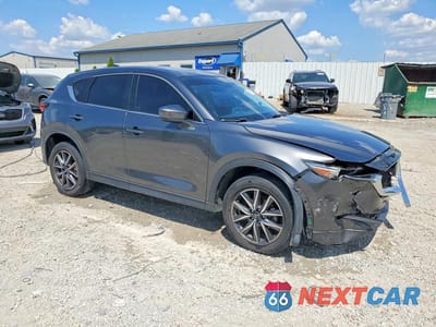 Czwarte zdjęcie samochodu z boku: 2018 MAZDA CX-5 GRAND TOURING VIN:JM3KFBDM5J0366965 - miniatura
