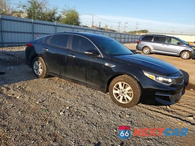 Czwarte zdjęcie samochodu z boku: 2016 KIA OPTIMA LX VIN:5XXGT4L36GG099712 - miniatura