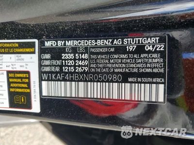Zdjęcie 13 z 13 samochodu: 2022 MERCEDES-BENZ C 300 4MATIC VIN:W1KAF4HBXNR050980 - miniatura