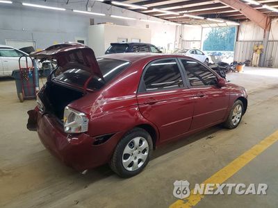 Trzecie zdjęcie samochodu z tyłu: 2007 KIA SPECTRA LX VIN:KNAFE121975432894 - miniatura