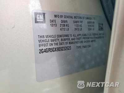 Zdjęcie 12 z 12 samochodu: 2014 BUICK REGAL PREMIUM VIN:2G4GR5GX8E9232620 - miniatura