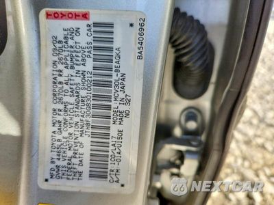 Zdjęcie 12 z 12 samochodu: 2003 LEXUS ES 300 VIN:JTHBF30G830100212 - miniatura