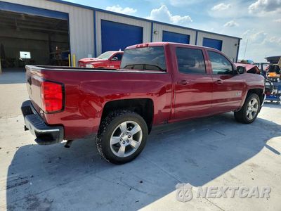 Trzecie zdjęcie samochodu z tyłu: 2018 CHEVROLET SILVERADO C1500 LT VIN:3GCPCREC0JG571384 - miniatura