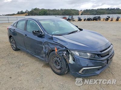 Czwarte zdjęcie samochodu z boku: 2020 HONDA CIVIC LX VIN:19XFC2F69LE216840 - miniatura