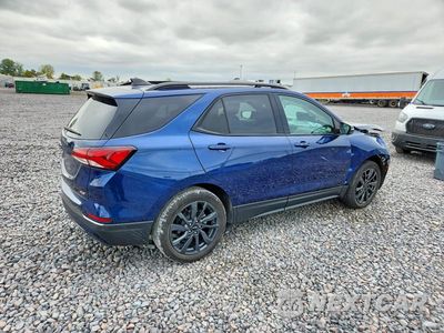 Trzecie zdjęcie samochodu z tyłu: 2022 CHEVROLET EQUINOX RS VIN:3GNAXWEV0NS172690 - miniatura