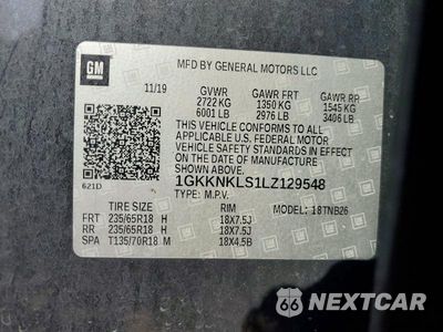 Zdjęcie 13 z 13 samochodu: 2020 GMC ACADIA SLE VIN:1GKKNKLS1LZ129548 - miniatura