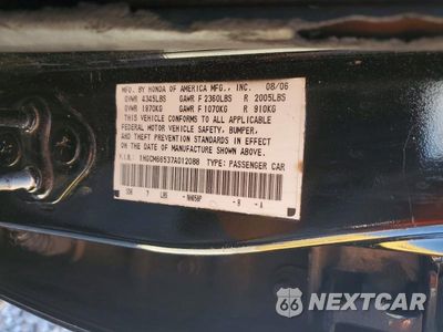 Zdjęcie 12 z 12 samochodu: 2007 HONDA ACCORD EX VIN:1HGCM66537A012088 - miniatura