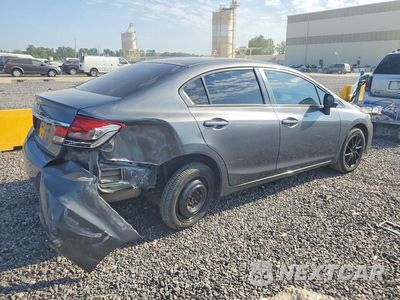 Trzecie zdjęcie samochodu z tyłu: 2013 HONDA CIVIC LX VIN:19XFB2F52DE218330 - miniatura