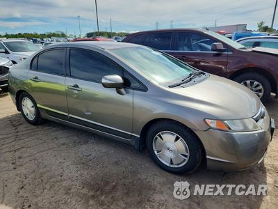 Czwarte zdjęcie samochodu z boku: 2008 HONDA CIVIC HYBRID VIN:JHMFA36248S019053 - miniatura