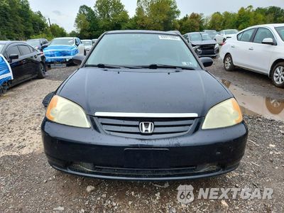 Piąte zdjęcie samochodu w środku: 2003 HONDA CIVIC EX VIN:2HGES257X3H542466 - miniatura