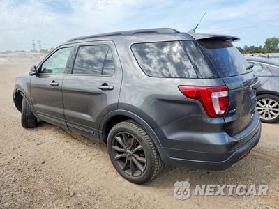 Drugie zdjęcie samochodu z przodu: 2018 FORD EXPLORER XLT VIN:1FM5K8D81JGC52553 - miniatura