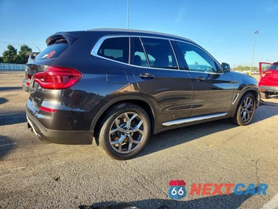 Trzecie zdjęcie samochodu z tyłu: 2021 BMW X3 XDRIVE30I VIN:5UXTY5C03M9F93600 - miniatura