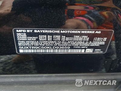 Zdjęcie 13 z 13 samochodu: 2019 BMW X3 XDRIVE30I VIN:5UXTR9C50KLD93659 - miniatura