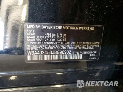 Zdjęcie 12 z 12 samochodu: 2018 BMW 430XI GRAN COUPE VIN:WBA4J3C53JBG96902 - miniatura