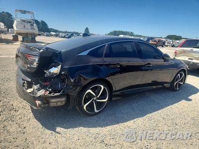 Trzecie zdjęcie samochodu z tyłu: 2021 HONDA ACCORD SPORT VIN:1HGCV1F37MA003405 - miniatura