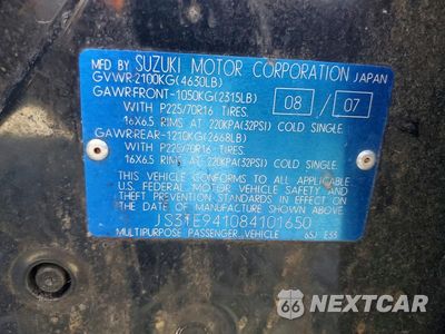 Zdjęcie 13 z 13 samochodu: 2008 SUZUKI GRAND VITARA VIN:JS3TE941084101650 - miniatura