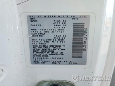 Zdjęcie 13 z 13 samochodu: 2020 NISSAN NV200 DELIVERY VAN VIN:3N6CM0KN1LK690507 - miniatura