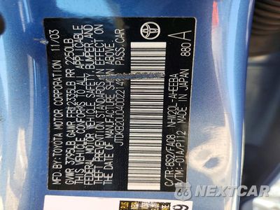 Zdjęcie 12 z 12 samochodu: 2004 TOYOTA PRIUS BASE VIN:JTDKB20U040022149 - miniatura