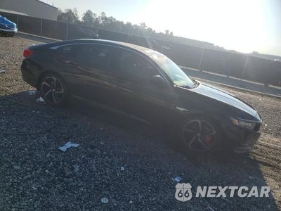 Czwarte zdjęcie samochodu z boku: 2018 HONDA ACCORD SPORT VIN:1HGCV1F39JA007614 - miniatura