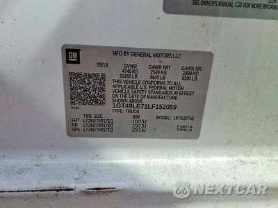 Zdjęcie 13 z 13 samochodu: 2020 GMC SIERRA K2500 HEAVY DUTY VIN:1GT49LE71LF152059 - miniatura