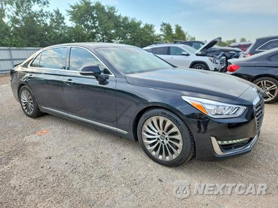 Czwarte zdjęcie samochodu z boku: 2017 GENESIS G90 PREMIUM VIN:KMHG34JAXHU030336 - miniatura