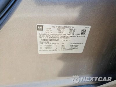 Zdjęcie 13 z 13 samochodu: 2010 GMC TERRAIN SLT VIN:2CTFLGEY4A6380403 - miniatura