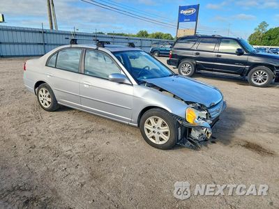Czwarte zdjęcie samochodu z boku: 2003 HONDA CIVIC EX VIN:2HGES26773H580641 - miniatura