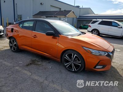 Czwarte zdjęcie samochodu z boku: 2021 NISSAN SENTRA SR VIN:3N1AB8DV6MY244639 - miniatura