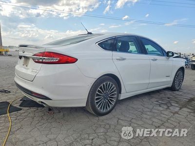 Trzecie zdjęcie samochodu z tyłu: 2017 FORD FUSION TITANIUM HEV VIN:3FA6P0RU8HR232813 - miniatura