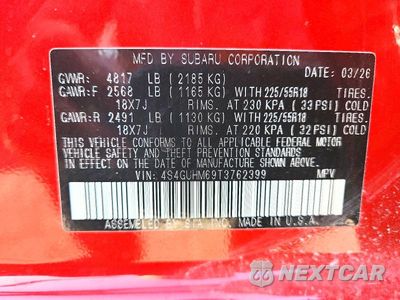 Zdjęcie 12 z 12 samochodu: 2026 SUBARU CROSSTREK LIMITED VIN:4S4GUHM69T3762399 - miniatura