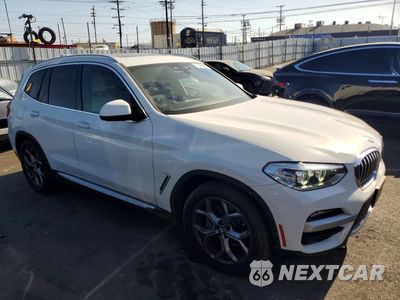 Czwarte zdjęcie samochodu z boku: 2021 BMW X3 SDRIVE30I VIN:5UXTY3C08M9G38616 - miniatura