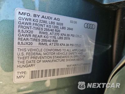 Zdjęcie 13 z 13 samochodu: 2026 AUDI Q3 S-LINE VIN:WA1ABCFJ2T1059205 - miniatura