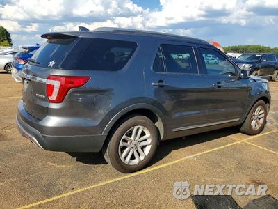 Trzecie zdjęcie samochodu z tyłu: 2016 FORD EXPLORER XLT VIN:1FM5K7D83GGC03681 - miniatura