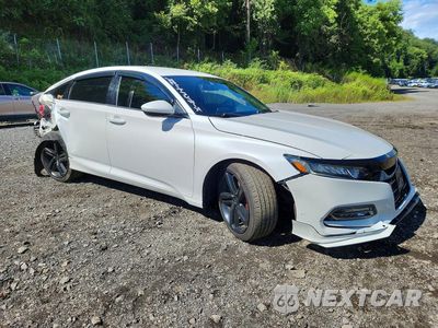 Czwarte zdjęcie samochodu z boku: 2019 HONDA ACCORD SPORT VIN:1HGCV1F38KA124571 - miniatura
