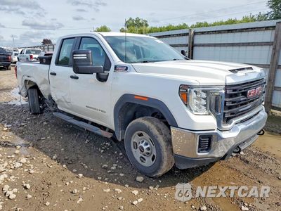 Czwarte zdjęcie samochodu z boku: 2021 GMC SIERRA K2500 HEAVY DUTY VIN:1GT59LEY8MF155538 - miniatura