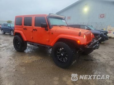 Czwarte zdjęcie samochodu z boku: 2015 JEEP WRANGLER UNLIMITED SAHARA VIN:1C4BJWEG7FL700197 - miniatura