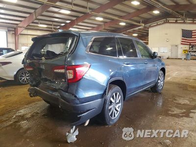 Trzecie zdjęcie samochodu z tyłu: 2019 HONDA PILOT EXL VIN:5FNYF6H5XKB064569 - miniatura