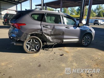 Trzecie zdjęcie samochodu z tyłu: 2022 HYUNDAI SANTA FE LIMITED VIN:KM8S5DA1XNU013858 - miniatura