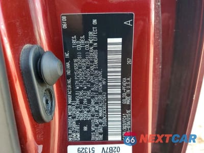Zdjęcie 13 z 13 samochodu: 2008 TOYOTA SIENNA LE 7-PASSENGER VIN:5TDZK23CX8S212643 - miniatura