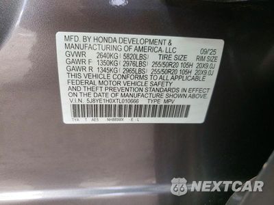 Zdjęcie 14 z 14 samochodu: 2026 ACURA MDX A-SPEC VIN:5J8YE1H0XTL010666 - miniatura