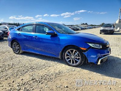 Czwarte zdjęcie samochodu z boku: 2019 HONDA CIVIC EX VIN:19XFC1F35KE209348 - miniatura
