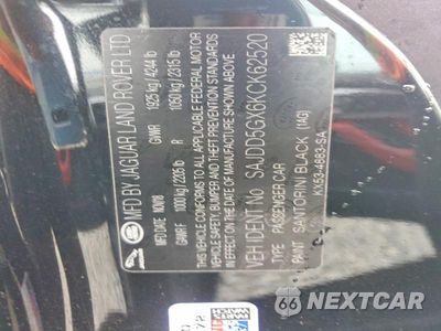 Zdjęcie 12 z 12 samochodu: 2019 JAGUAR F-TYPE VIN:SAJDD5GX6KCK62520 - miniatura