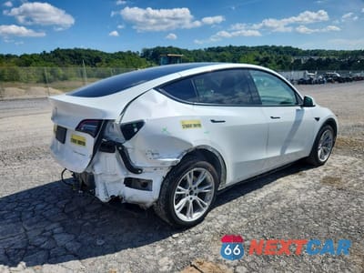 Trzecie zdjęcie samochodu z tyłu: 2023 TESLA MODEL Y VIN:7SAYGDEE5PF701304 - miniatura