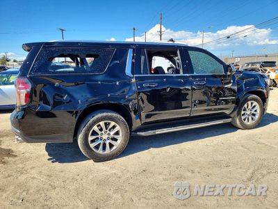 Trzecie zdjęcie samochodu z tyłu: 2023 CHEVROLET SUBURBAN K1500 PREMIER VIN:1GNSKFKD1PR355598 - miniatura