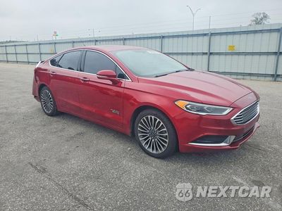 Czwarte zdjęcie samochodu z boku: 2018 FORD FUSION SE PHEV VIN:3FA6P0PU3JR123314 - miniatura