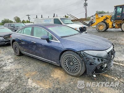 Czwarte zdjęcie samochodu z boku: 2022 MERCEDES-BENZ EQS SEDAN 580 4MATIC VIN:W1KCG4EB1NA014023 - miniatura