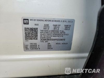 Zdjęcie 13 z 13 samochodu: 2023 CHEVROLET BLAZER RS VIN:3GNKBKRSXPS219870 - miniatura