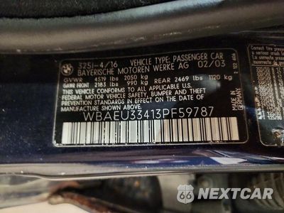 Zdjęcie 12 z 12 samochodu: 2003 BMW 325 XI VIN:WBAEU33413PF59787 - miniatura